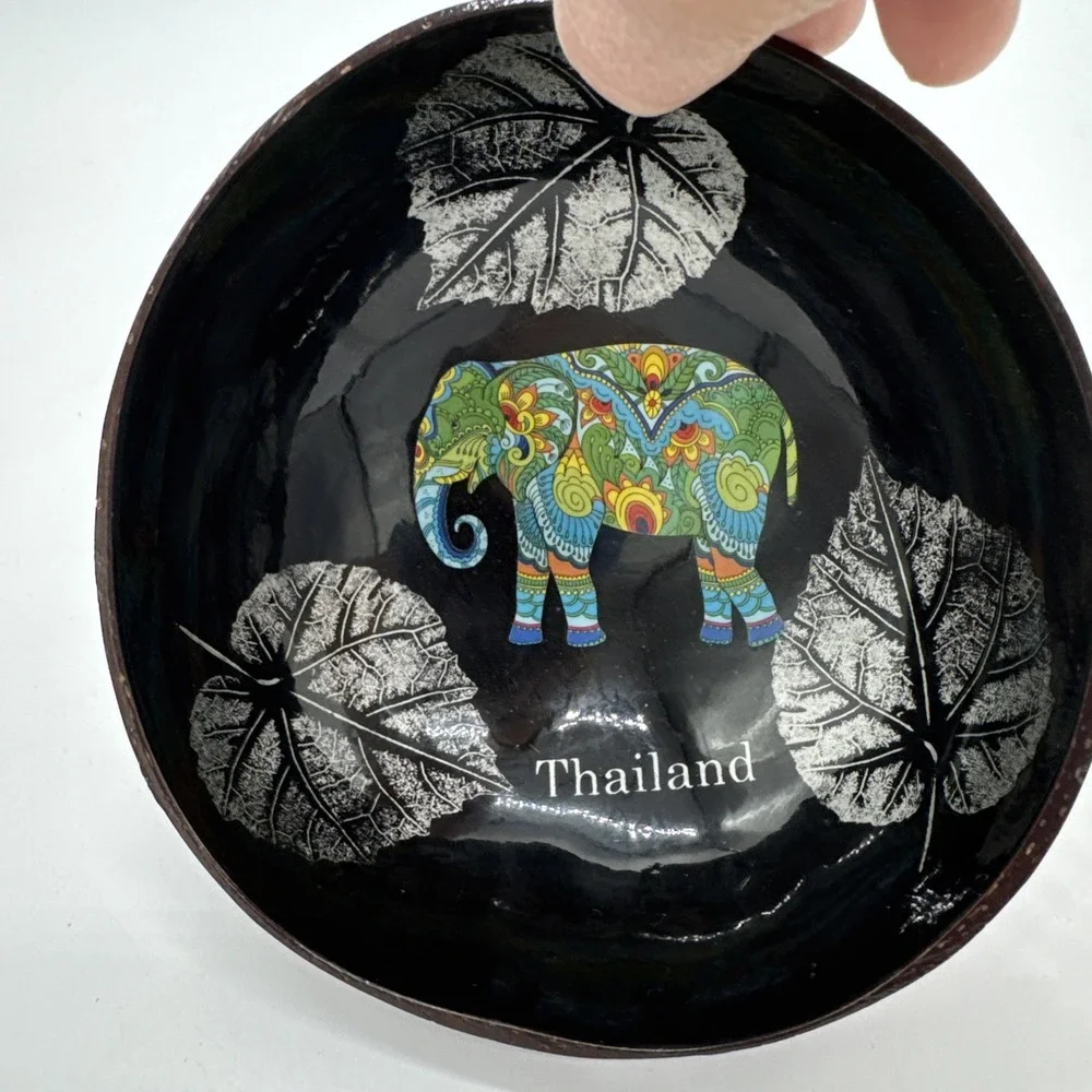 Vhandy Bowl With Colorful‎ elephant Thailand